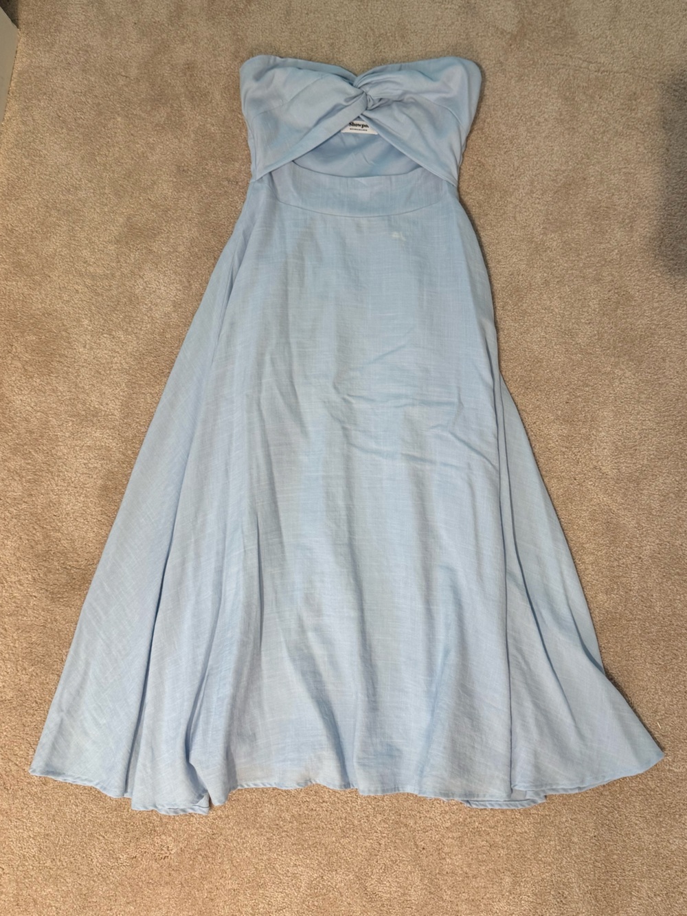 Showpo Strapless Midi Dress